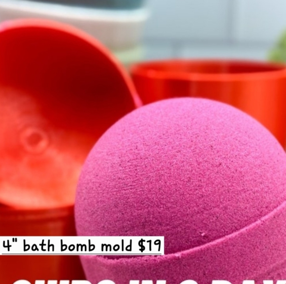 4" Bath Bomb Mold